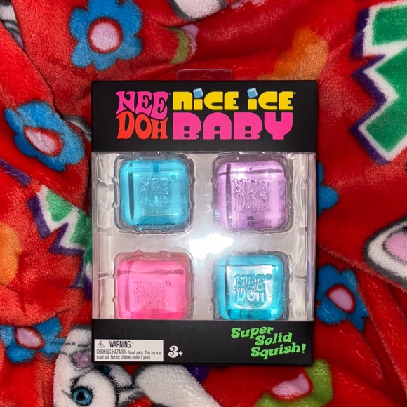 needoh Other - NeeDoh Nice Ice Baby 4 pack, Nee Doh Nice Cube Pink Blue Purple QUICK SHIP